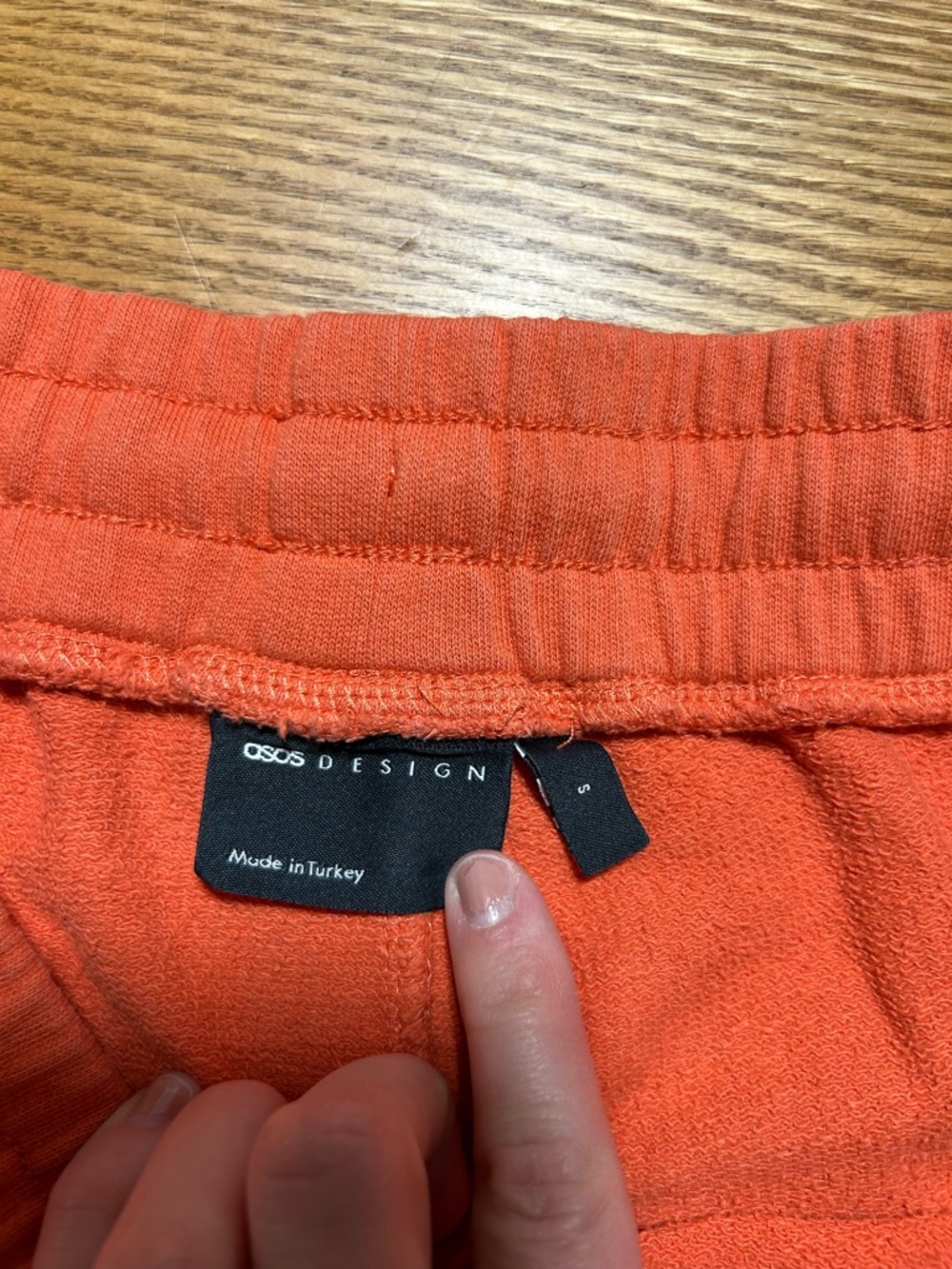 ASOS Design Orange Daysocial Tee and Jogger Set Size Small - Picture 6 of 9
